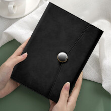 Leren notitieboek met magnetische sluiting, 16,4 x 22,4 cm, voor tieners, werknemers en studenten die op zakenreis zijn.