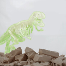 T-Rex Fossil Dig Kit for Kids, Glow in the Dark, 10 Pieces