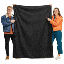 Leather Texture Flannel Blanket for Bed,Travel and Camping, Vintage Black Classic Art Super Soft Cozy Blanket for All Seasons 32"x48"