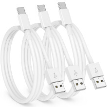 Pacáiste 3 Cábla CarPlay (3 troigh) USB-A go USB-C le haghaidh iPhone16/15Pro Max/Plus, iPad10ú Glúin & iPad Pro/Air5th—Ag luí le Cuibheoir