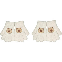 Luvas Capivara para Crianças, Luvas de Inverno em Poliéster, 2 Pares