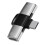 Adaptér Elbow2v1USB C samec na 2x USB C samica, konvertor, rozbočovač, rýchlonabíjací adaptér 1