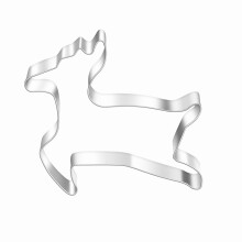 Large Christmas Cookie Cutters 4" Holiday Cookie Cutters Stainless With Recipe Instruction Snowman Christmas Tree Snowflake..