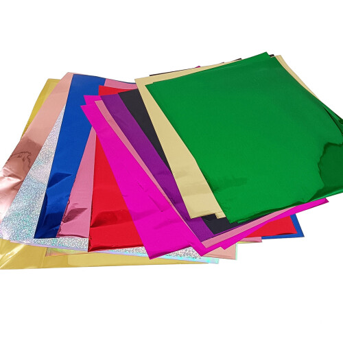 50 φύλλα χαρτιού A4 Transfer Foil, πολυλειτουργικό χαρτί τόνερ, θερμοκολλητικό χαρτί για