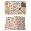 Easter Placemats Linen Texture 12 pcs Pink Purple Rabbit 1