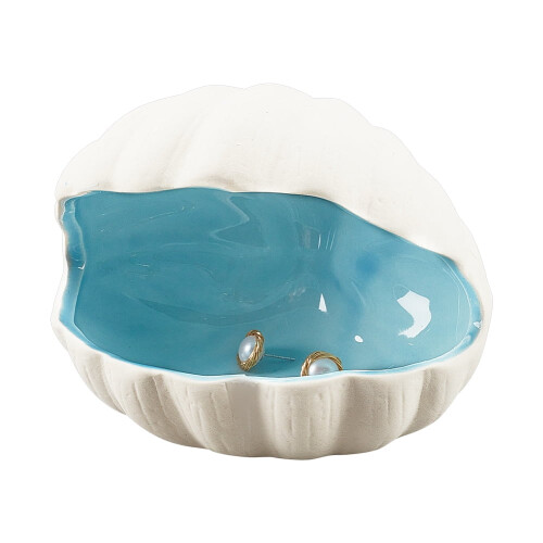 Κεραμικός Δίσκος Κοσμημάτων από Aqua Shell – Θήκη για Δαχτυλίδι, Σκουλαρίκι &