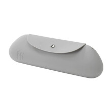 Siliconen make-upborstelhouder – Zachte, draagbare reisetui met magnetische sluiting, geschikt voor alle make-upborstels.