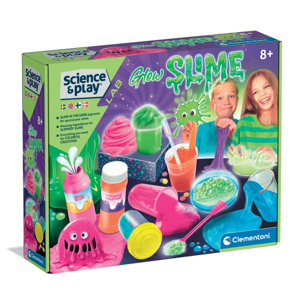 New Clementoni Slime Science Kit For Kids, Fun Chemistry Experiments