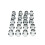 Wheel Lug Nuts 14x1.5mm 20 Pcs 1