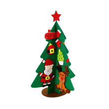 Sapin de Noël en feutrine à faire soi-même (lot de 2) - Décorations de Noël pour la maison - Ornements de Noël - Cadeaux de Nouvel An
