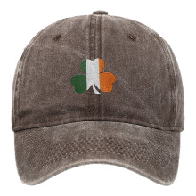 Dame Retro Shamrock baseballcaps i bomull, én størrelse