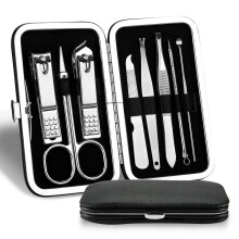 Set Personal Care Nail Clipper Kit Manicure 8 In 1 Professional Pedicure Set Mens Accessories Grooming Kit Fathers Gift