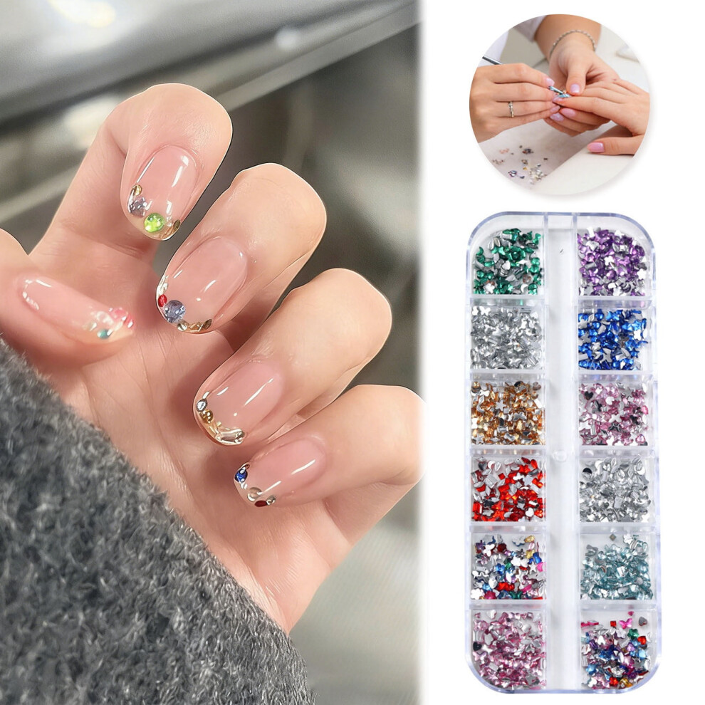 Rhinestones for Nails 3D Flatback 2000 pcs
