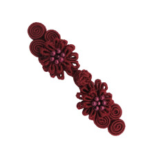 Chinese Frog Closure Button Scarf Cardigan and Costumes Outfit Sewing, Flower Cheongsam Sewing Fasteners