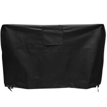 Minkissy Heavy Duty Grill Cover for Outdoor Use, Black 420D Oxford Cloth, Weather Resistant, 1 Piece