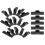 20Pcs Plastic Pen Clips Self-Adhesive Black Pen Holders for Office Use 10