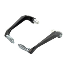 Grey Motorcycle Brake Clutch Lever Guards Hand Protectors Aluminum Alloy Gray 7.68X2.48X2.36 Inch Universal Fit