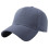 Unisex bomullsbaseballcaps justerbar passform grå 1