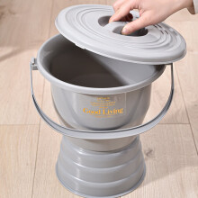 Portable Urinal for Elderly Thick Plastic Grey 1 Pack