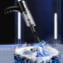 Portable Wet/Dry Handheld Vacuum Cleaner with Strong Suction, 45-Min Battery, Foldable, Washable Filter & Multifunctional Nozzles