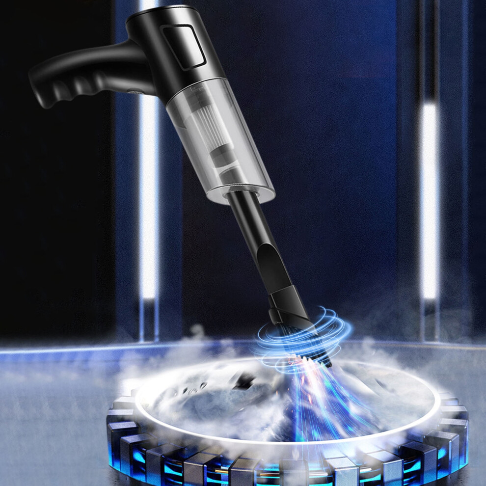 Portable Wet/Dry Handheld Vacuum Cleaner With Strong Suction, 45-Min Battery, Foldable, Washable Filter & Multifunctional Nozzles 9353595605183
