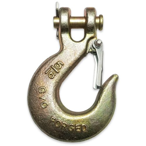 (8 pack) 5/16" Grade 70 Clevis Slip Hook with Latch