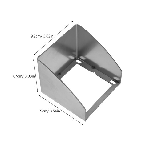 protector para enchufes exteriores de acero inoxidable resistente al agua 1