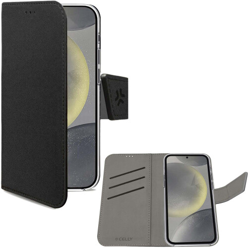 Wally Wallet Case Galaxy S24 5G Schwarz