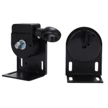 Exterior Sun Shades Mounting Brackets Cordless Crank Kit Fitting Roller up Blind Black