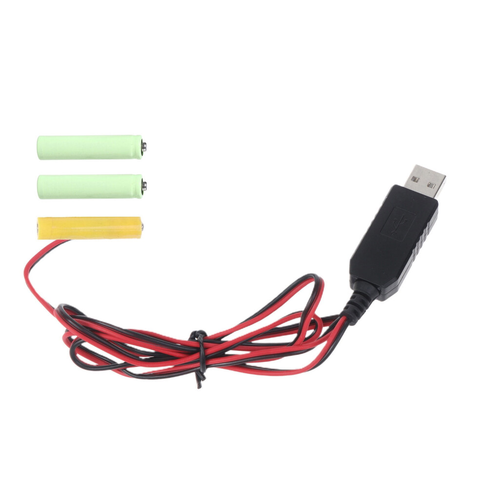 Usb 5V 2A To 4.5V1a Power Cable Eliminators Line Replace 3X 1.5V Lr03 Batteries For Toy Remote 9353595605565