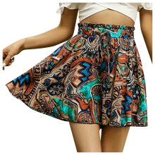 Boho-Style: Lässige Mini-Röcke für Damen – Sommerliche Strand-Shorts mit floralen Rüschen und Chiffon-Schnitt – Trendige Outfits 2025