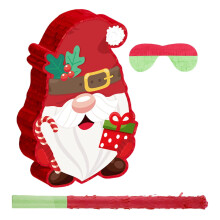 Santa Claus piñata party supply paper 1 piece