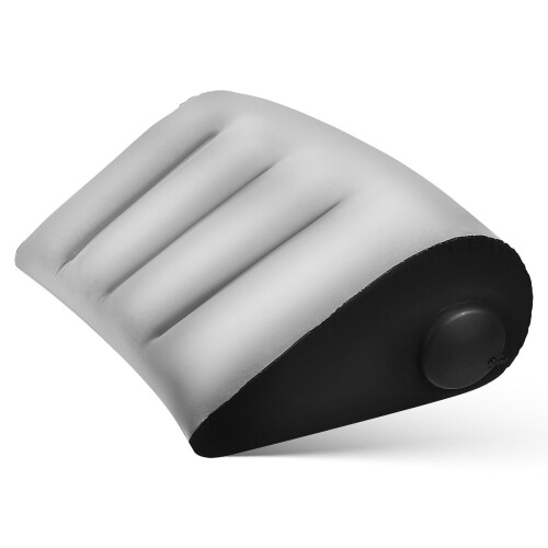 Inflatable Pillow with PVC Material and Flocked Surface for Comfortable Travel and Camping Use
