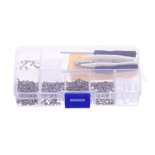 glasses screw kit Repair Kit for Sunglasses & Eyeglasses: Nose Pads, Screws & Parts (Silver),0.31"X0.31"X0.24"