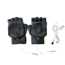 USB-beheizbare fingerlose Handschuhe für Damen und Herren