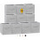 Storage cube, 11-inch cube storage box rack (10 packs), fabric folding storage box with double handles 1