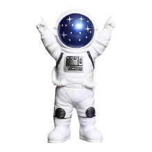 Astronaut Figurines Cake Topper Outer Space Cake Decoration Spaceman Model Display Miniature Astronaut Action Figure Statue for Kids Party Gift Decor