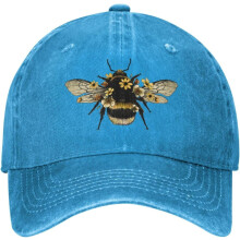 Justerbar unisex baseballcaps i vintage-kvalitet med vasket denim.