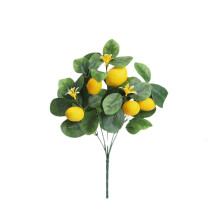 Artificial Lemons Branches Lemons Fruit with Stem Lemon Decoration for Kitchen Farmhouse Decor (Yellow) Arrangement For Home Kitchen Centerpiece