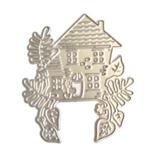Straw House Metal Cutting Dies Stencils for Scrapbooking Decorative Embossing Paper Cards Template Decor Die Cuts