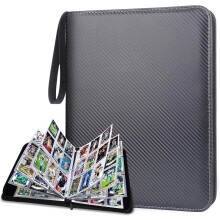 9-Pocket Baseball Card Binder - Holds 900 Cards with 50 Removable Sleeves | Sports & Trading Card Album for Collectibles