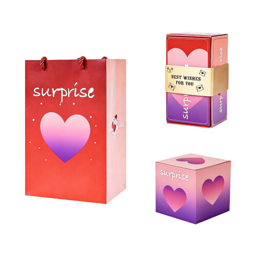 Valentine's Day Romantic Rose Folding Card