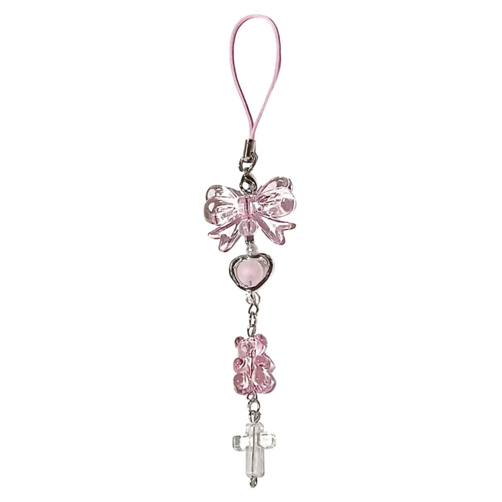 Xoxingysm Star Beaded Phone Charm With Camera Pendant, Aesthetic Lanyard & Wrist Strap For Phone/Bag/Keychain Â 1Pc 9496895203908