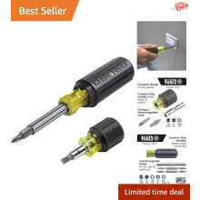 All-in-One 11-in-1 Screwdriver with 6-in-1 Stubby - Perfect for Home and Auto