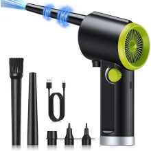 Duster, Air Duster, Handheld Cordless Air Duster, Stepless Speed, 6000mAh Air Blower, Type-C Charge, for Computer, Keyboard, Pet House...
