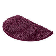 Tapis de sol demi-rond absorbant – Dos en caoutchouc antidérapant, microfibre lavable, 40 x 60 cm, multicolore | Convient pour la salle de bain et