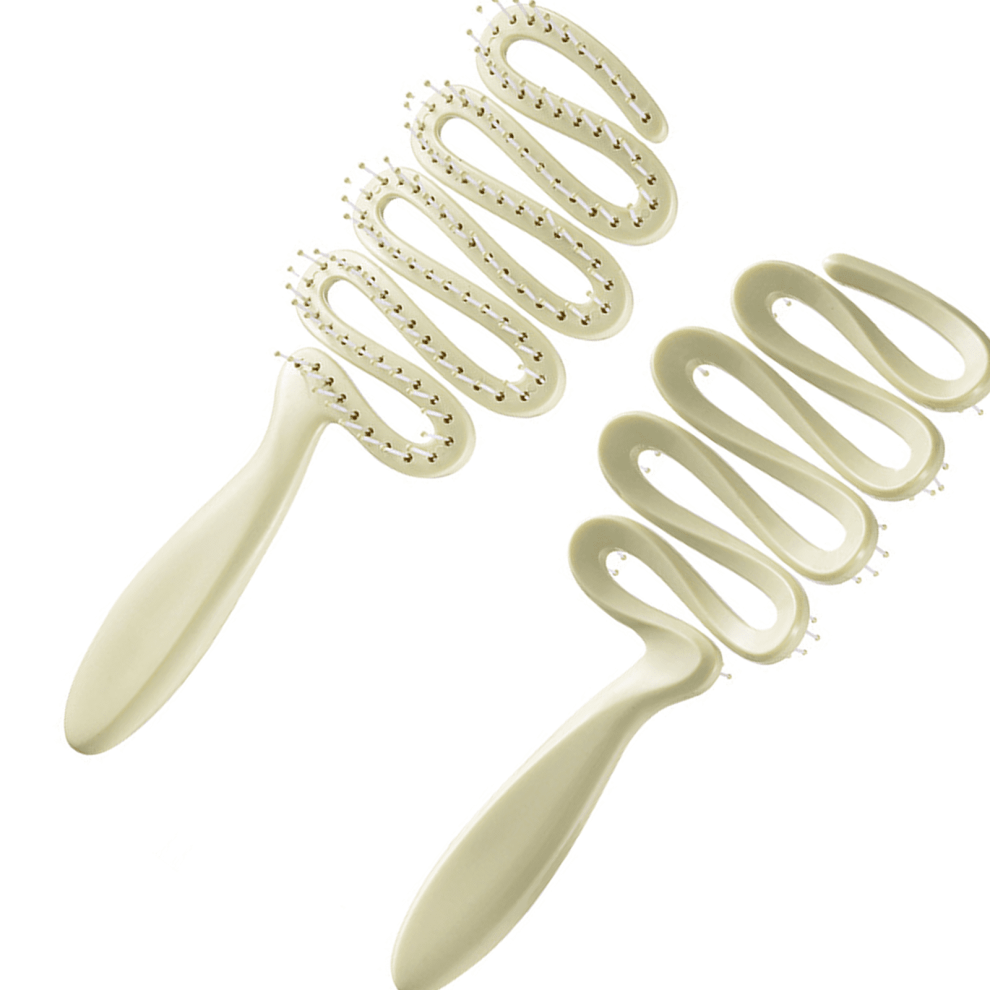 Textured Hair Volumizers Comb Hollow Out Teeth Reduce Friction ABS Plastic For Fine & Thin Hair Types