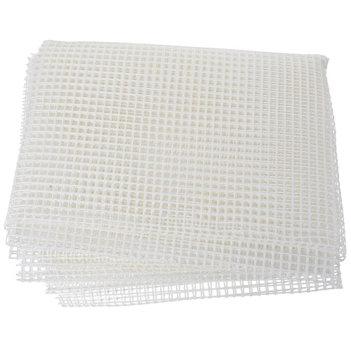 Blank Rug Hooking Mesh DIY Rug Making Tapestry Mesh Craft Sheet (White)