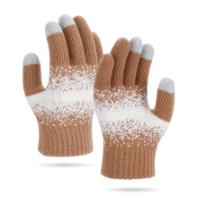 Mănuși tactile unisex tricotate cu cinci degete