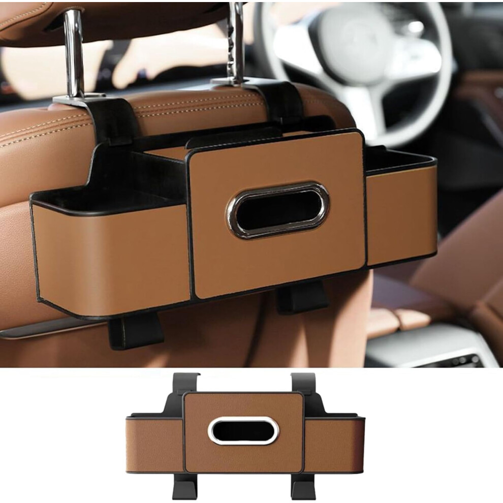 Car Seat Organizer Behind Seat Brown 962029983606